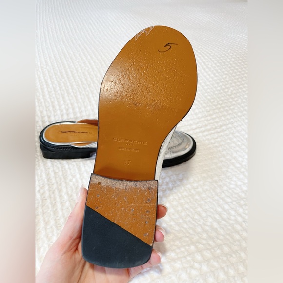 Clergerie Paris Metallic Loafers with Fringe Detail - Picture 7 of 10